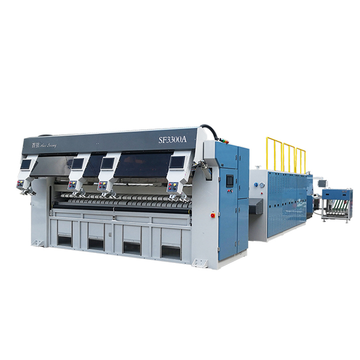 百強(qiáng)洗滌設(shè)備高速燙平生產(chǎn)線的組成介紹 百強(qiáng)洗滌設(shè)備高速燙平生產(chǎn)線的組成介紹