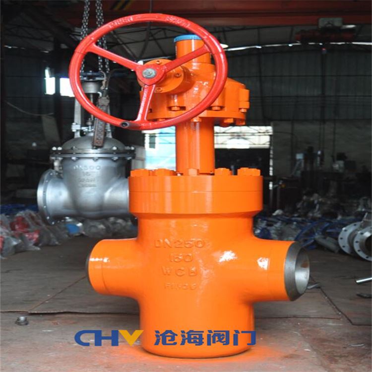 GZF583Y-320大口徑齒輪傳動(dòng)卡箍平板閘閥